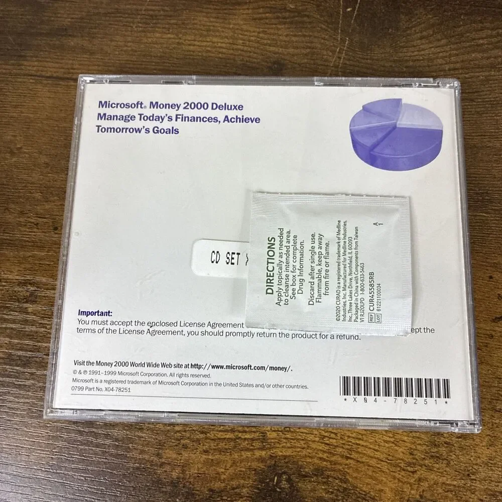 Microsoft Money 2000 Deluxe PC Cd Rom